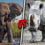 Elephant vs Rhinoceros
