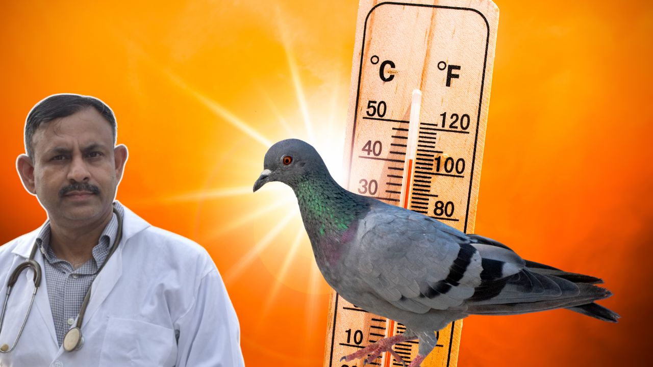 How Much Heat Can a Pigeon Tolerate in Summer