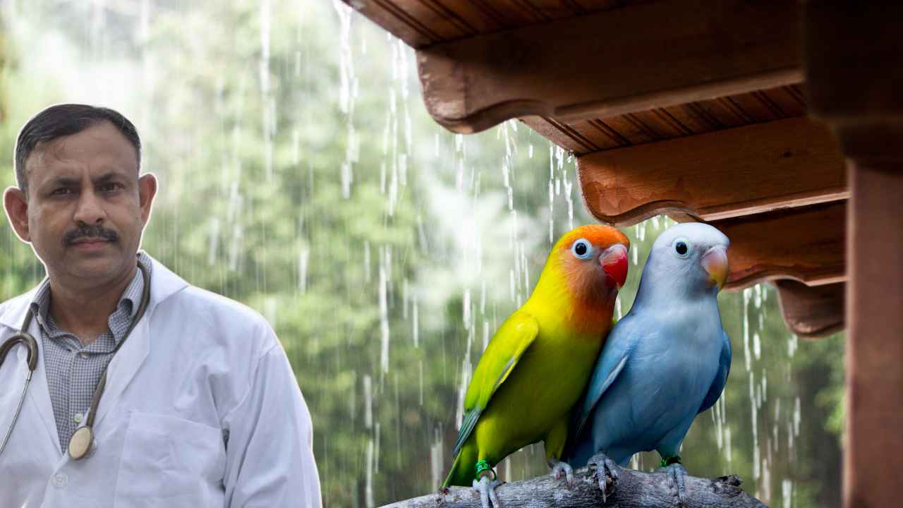 Lovebird Health Care in Rain